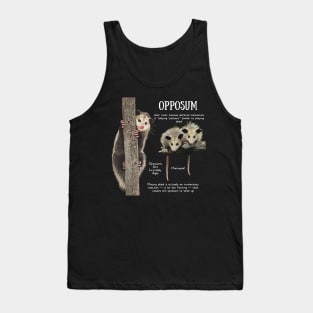 Animal Facts - Opposum Tank Top